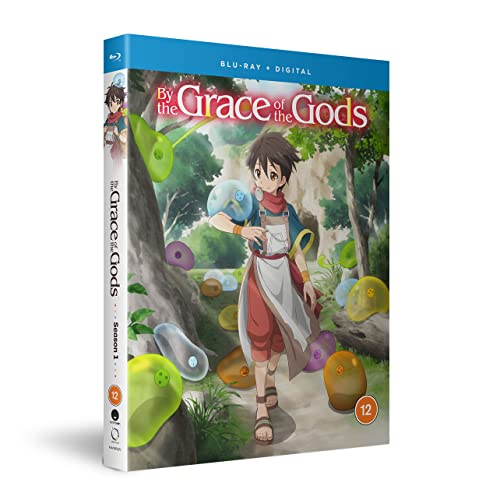 Blu-ray case for “By The Grace Of The Gods” anime, featuring a boy.