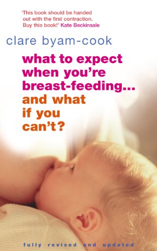 Book cover with a baby being held, titled “What to Expect…”