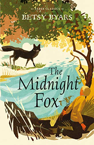 Book cover: a fox stands near water, a child watches from below.