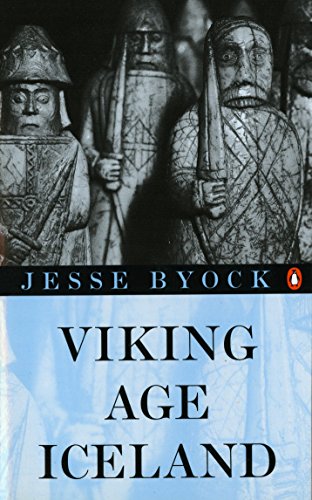 Book cover: "Viking Age Iceland" with sculpted Viking figures.