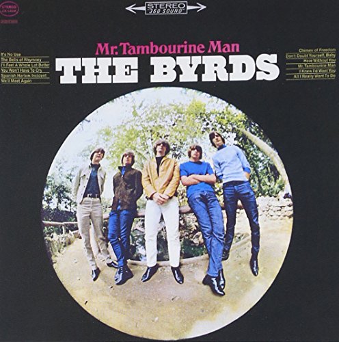 The Byrds album cover: band portrait inside a circular frame.