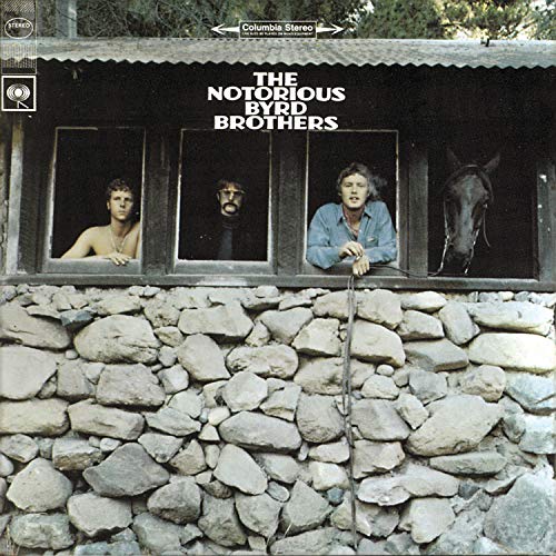 Album cover: The Notorious Byrd Brothers, featuring people and a horse.