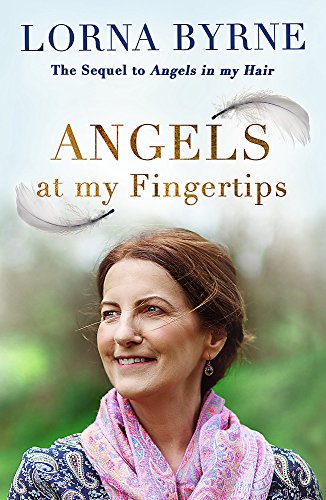 Book cover featuring author Lorna Byrne and a floating feather.
