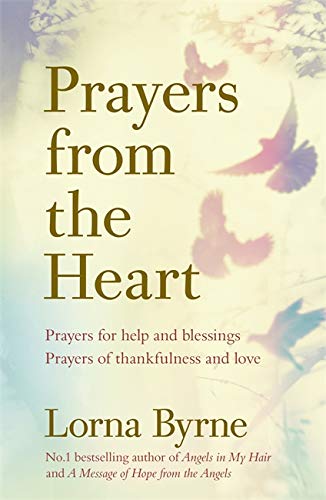 Book cover with title "Prayers from the Heart" and dove imagery.