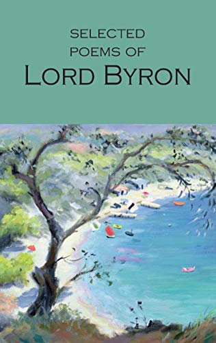 Book cover: “Selected Poems of Lord Byron” with coastal painting.