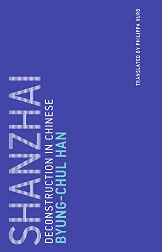 Blue book cover with white text reading “Shanzhai: Deconstruction in Chinese.”