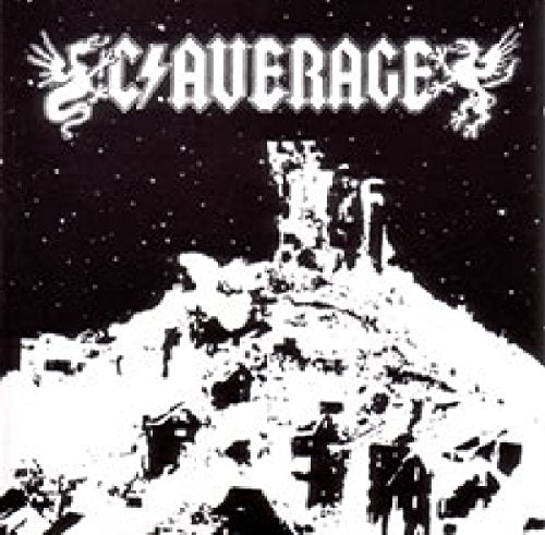 A black and white image of a CD cover with a castle on a hill.