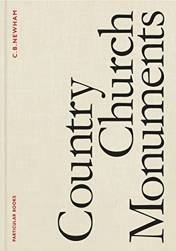 Book cover with the title "Country Church Monuments" in large, bold text.