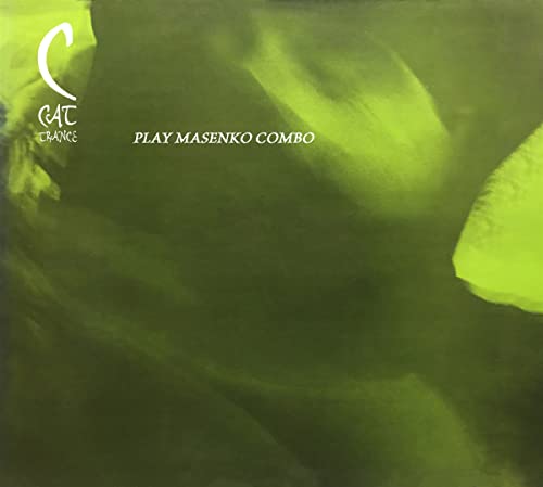 CD cover with abstract green background, C Cat Trance logo, and Play Masenko Combo text.