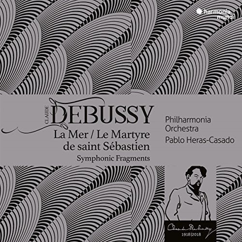 CD cover for Debussy’s “La Mer” and “Le Martyre de Saint Sébastien.”
