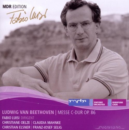 CD cover featuring portrait of conductor Fabio Luisi and text details.