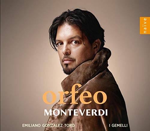 CD cover: portrait of a man in a brown jacket, text "Orfeo.