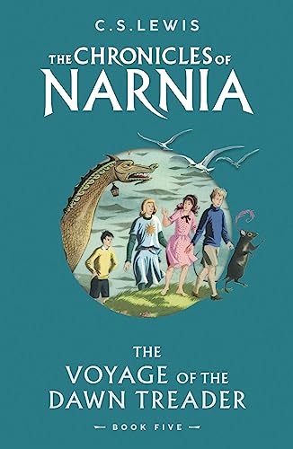 Book cover: children, a dragon, and a ship on a teal background.