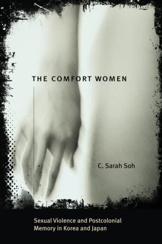 Book cover with blurred hands and title “The Comfort Women.”