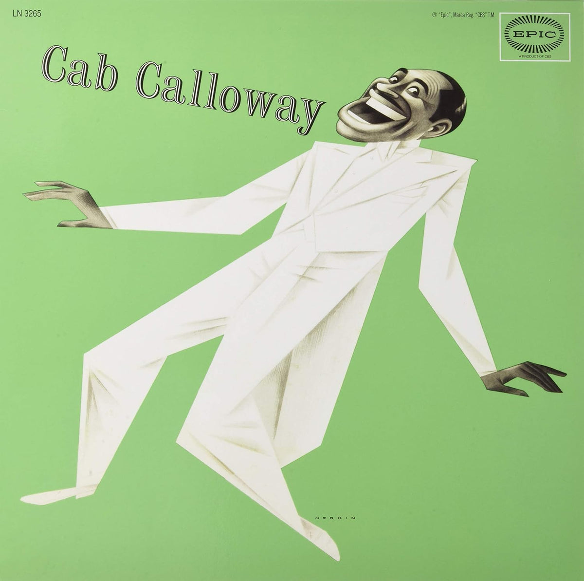 Cab Calloway album cover with stylized illustration of a performer.