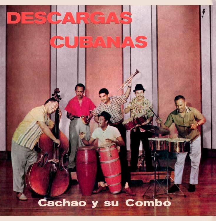 Album cover showing Cachao y su Combo playing various musical instruments in a studio.