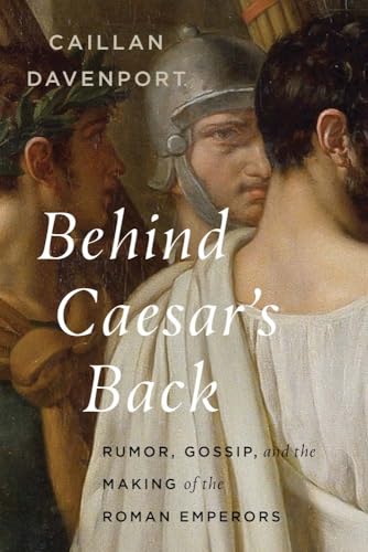 Book cover depicting Roman figures and the title "Behind Caesar's Back.