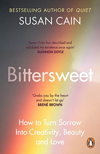 Book cover for “Bittersweet” by Susan Cain with colorful, blurred background.
