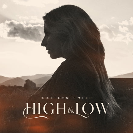 Album cover featuring a woman's profile against a mountainous landscape with "HIGH & LOW" text.