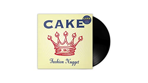 Cake's "Fashion Nugget" vinyl record with a crown illustration.