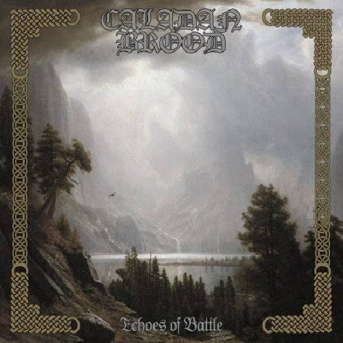 Album cover showing a misty mountain lake landscape framed by a decorative Celtic border.
