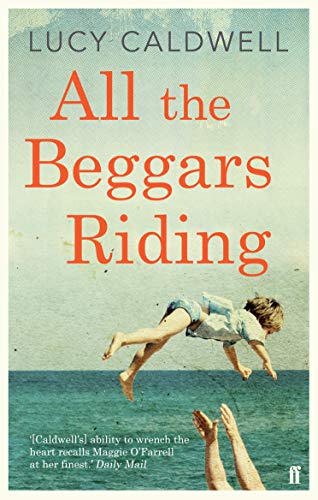 Book cover showing a child jumping into the sea toward reaching adult hands.