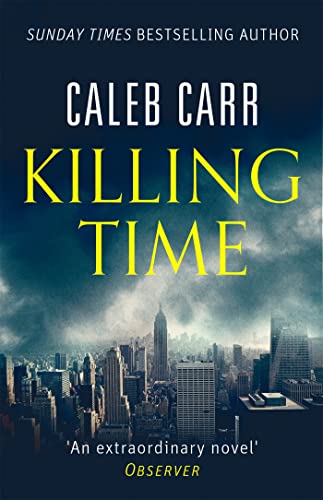 Book cover for "Killing Time" with a city skyline and stormy sky.