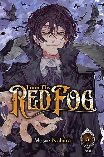 Manga cover featuring a dark-haired man surrounded by flying birds.