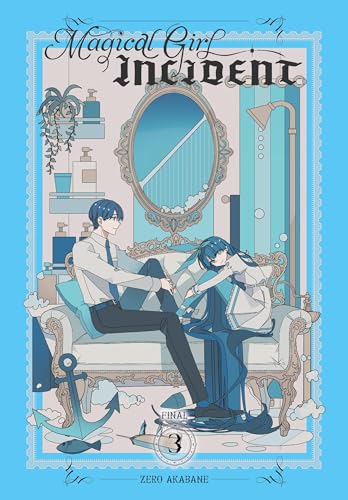 Manga cover: two figures on a couch with ornate room backdrop.