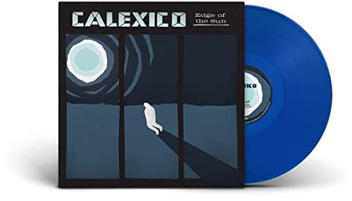 Calexico album cover and translucent blue vinyl record shown together.
