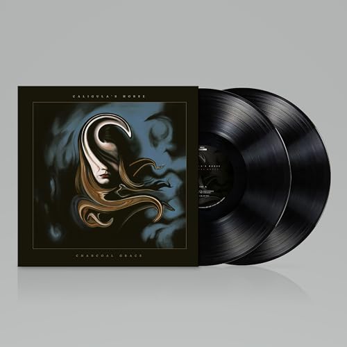 Black vinyl 2LP of Caligula's Horse’s “Charcoal Grace” with illustrated cover art.