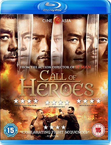 Blu-ray case for “Call Of Heroes” film, featuring likely action scene artwork.