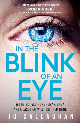 Book cover featuring a close-up of an eye with a digital network overlay.