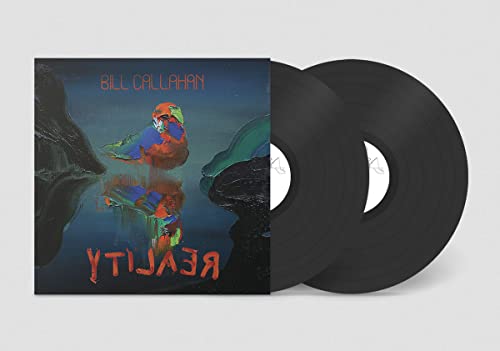 Album cover with abstract figure reflected in water, titled "Reality" by Bill Callahan.