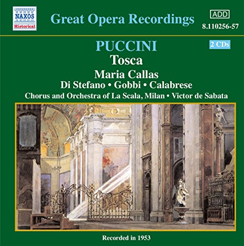 "Green CD cover with opera scene painting and white and blue text."