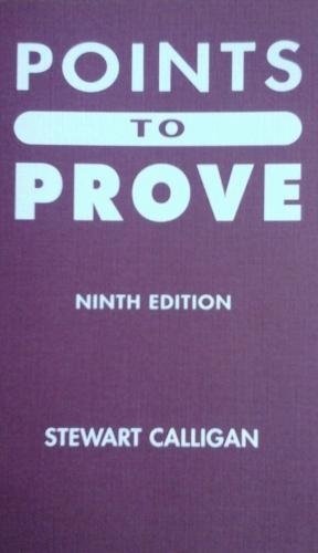 Book cover: "Points to Prove" by Stewart Calligan, ninth edition.