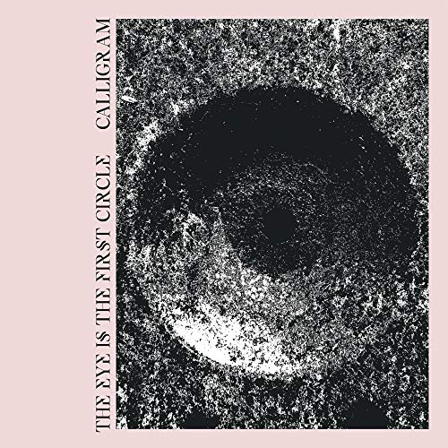 Album cover featuring a grainy black and white circle against a pale pink background.