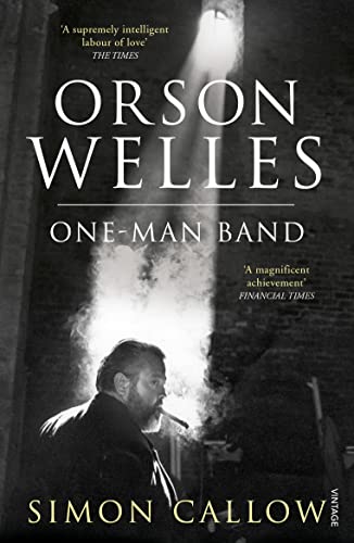 Book cover featuring Orson Welles smoking, with title and author name.