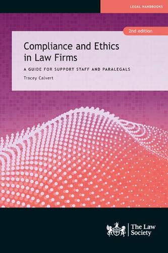 Book cover: “Compliance and Ethics in Law Firms,” 2nd edition, by Tracey Calvert.