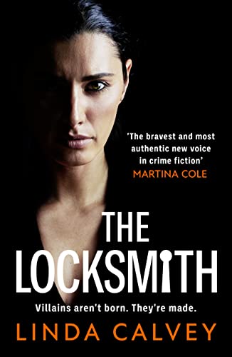 Book cover: close-up of a woman’s face, dark background, bold white title.