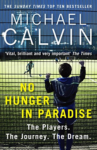 Book cover: boy watching a soccer game through a chain-link fence.