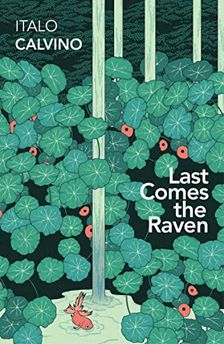 Book cover: green foliage, a fox, and the title "Last Comes the Raven.