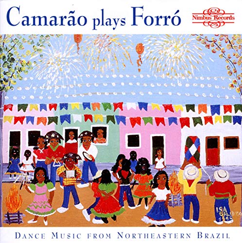 CD cover: colorful folk art scene of people dancing at a festival.