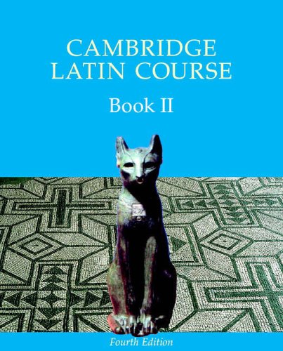 Cambridge Latin Course Book 2 cover with an Egyptian cat statue.