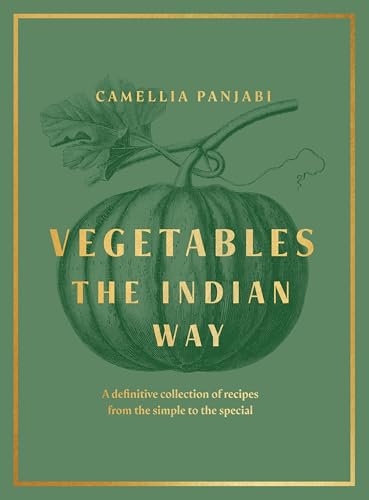 Book cover: "Vegetables: The Indian Way" featuring a pumpkin illustration.