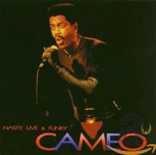 Cameo album cover featuring a portrait of a man singing into a microphone.