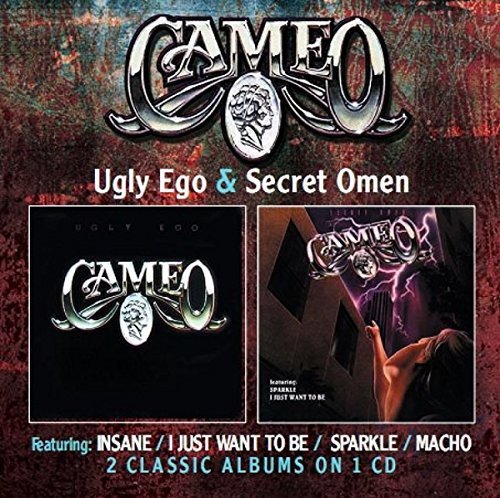 CD cover for Cameo's Ugly Ego and Secret Omen featuring two album art panels.