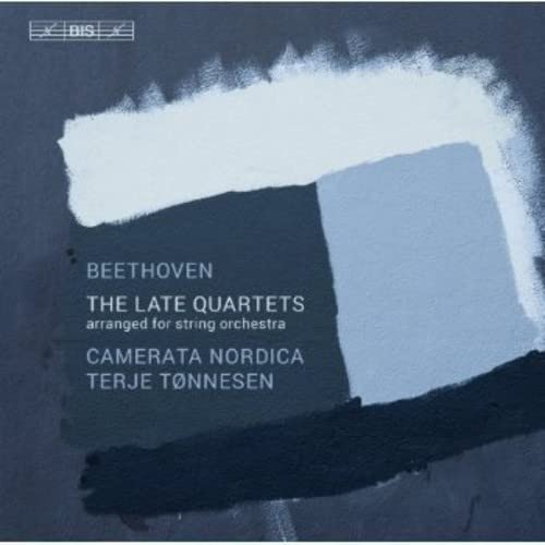 CD cover for Beethoven’s Late Quartets by Camerata Nordica, abstract design.
