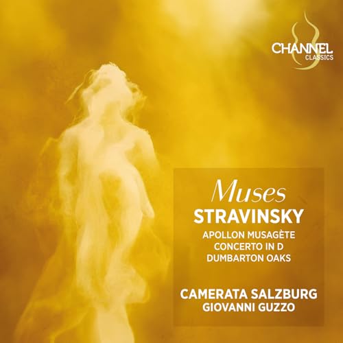 CD cover: golden abstract figure with "Muses" and composer details.