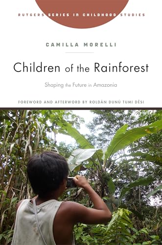 Book cover: child with camera in lush Amazon rainforest foliage.